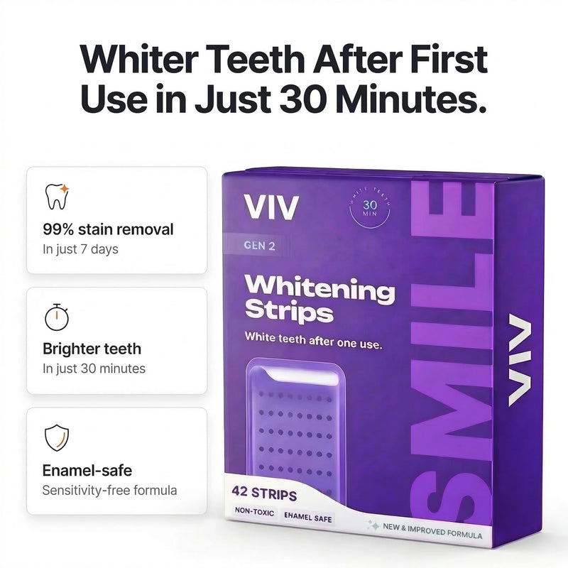 VIV™ Purple Whitening Strips